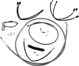 XR Handlebar Installation Kit - 15"-17" Ape Hangers - '18-'24 Softail - Stainless Steel/Chrome