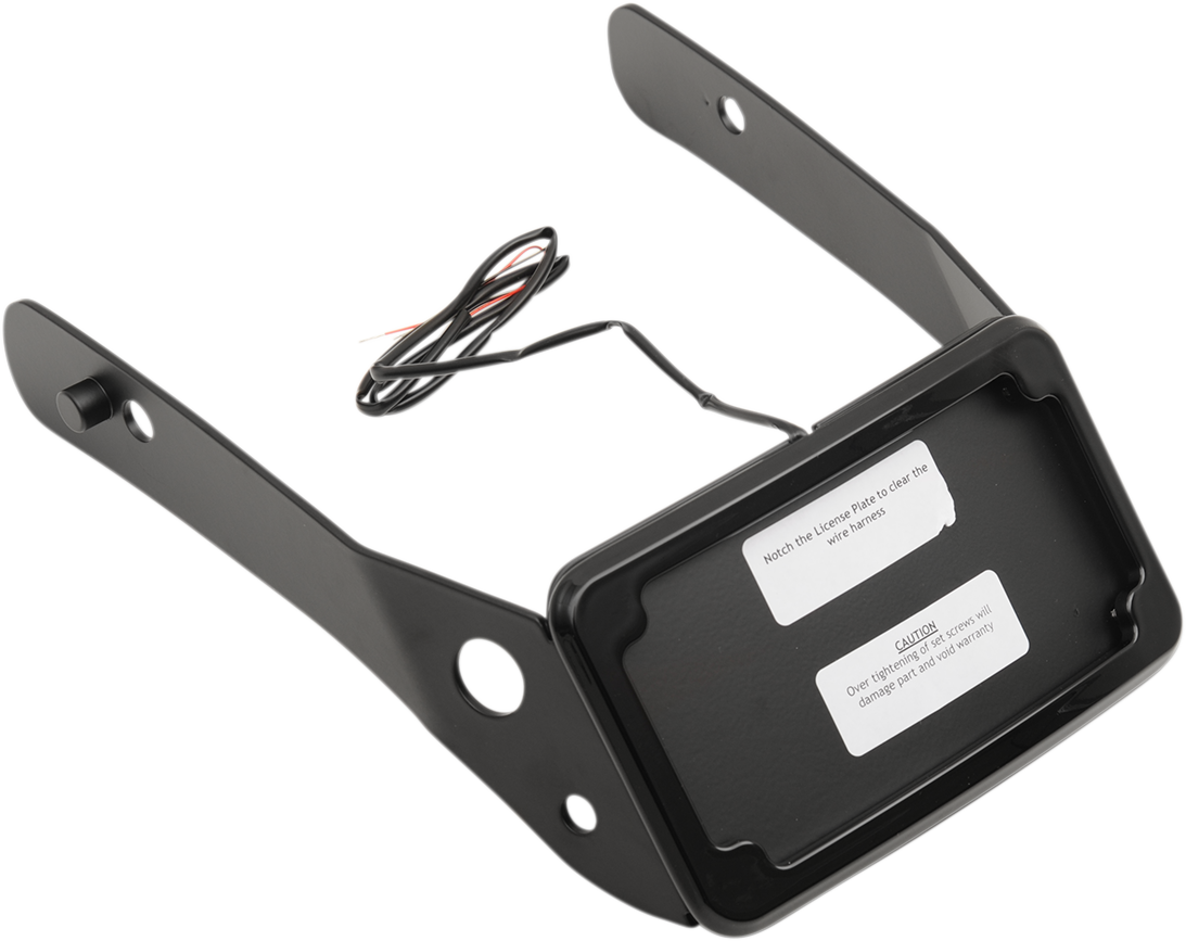Curved License Mount with Frame