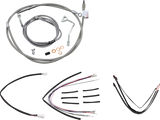 Complete Stainless Braided Handlebar Cable/Brake Line Kit
