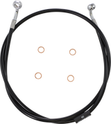 Black Braided Brake Line Kit