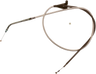 Polished Stainless Steel Braided Idle Cable - Cruise - 38-3/8"