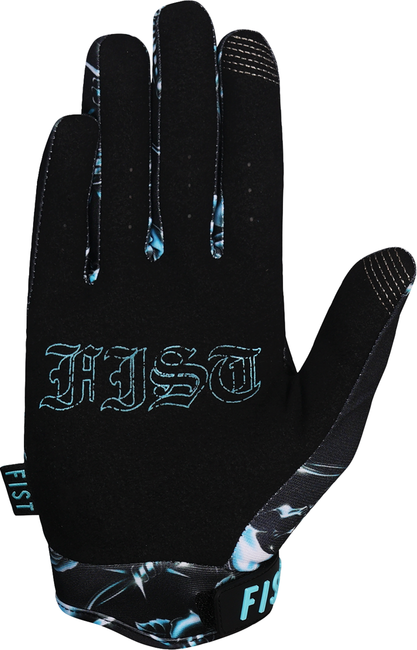 Strapped Chrome Gloves