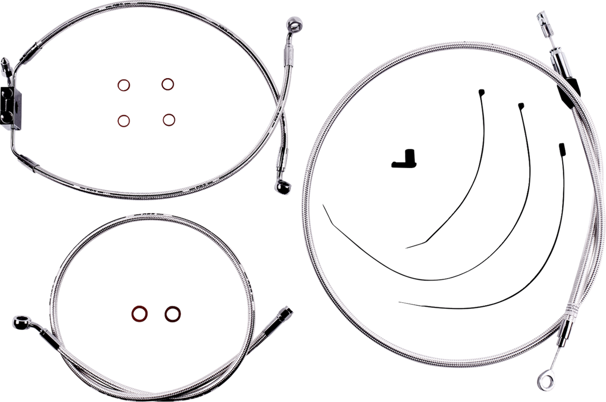 Sterling Chromite II® Designer Handlebar Installation Kit - 8" - FXLR/FXFB/S