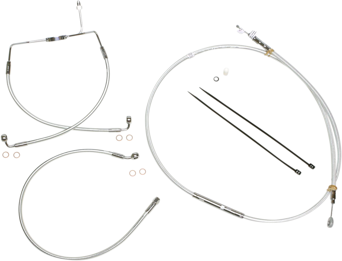 Sterling Chromite II® Designer Handlebar Installation Kit - 10" - '08-'13 Touring