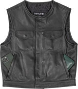 Encinal Leather Shorty Riding Vest