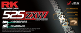 Sealed Chain (ZXW) Connecting Link — 525 ZXW