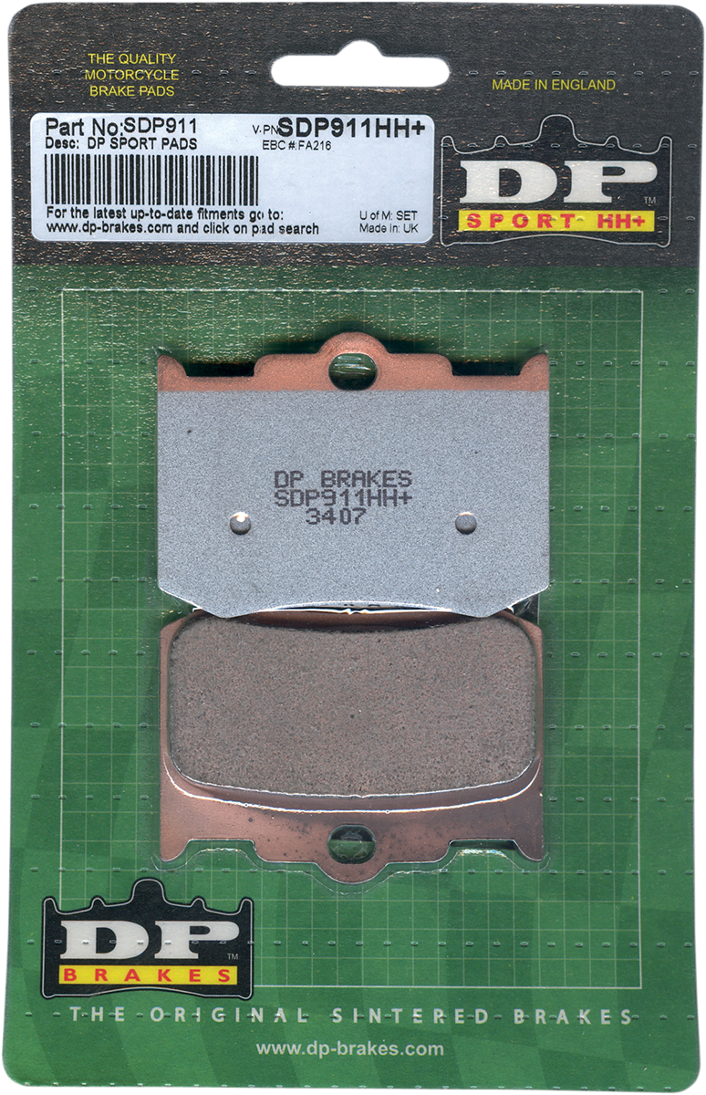 Sintered Metal Caliper Brake Pads