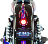 Custom Bobber Led Taillight and License Plate Mount