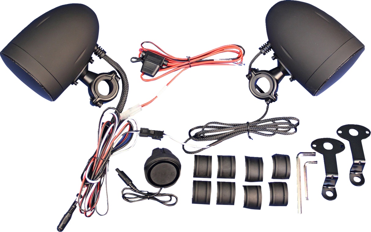 Self-Amplified Handlebar Speakers
