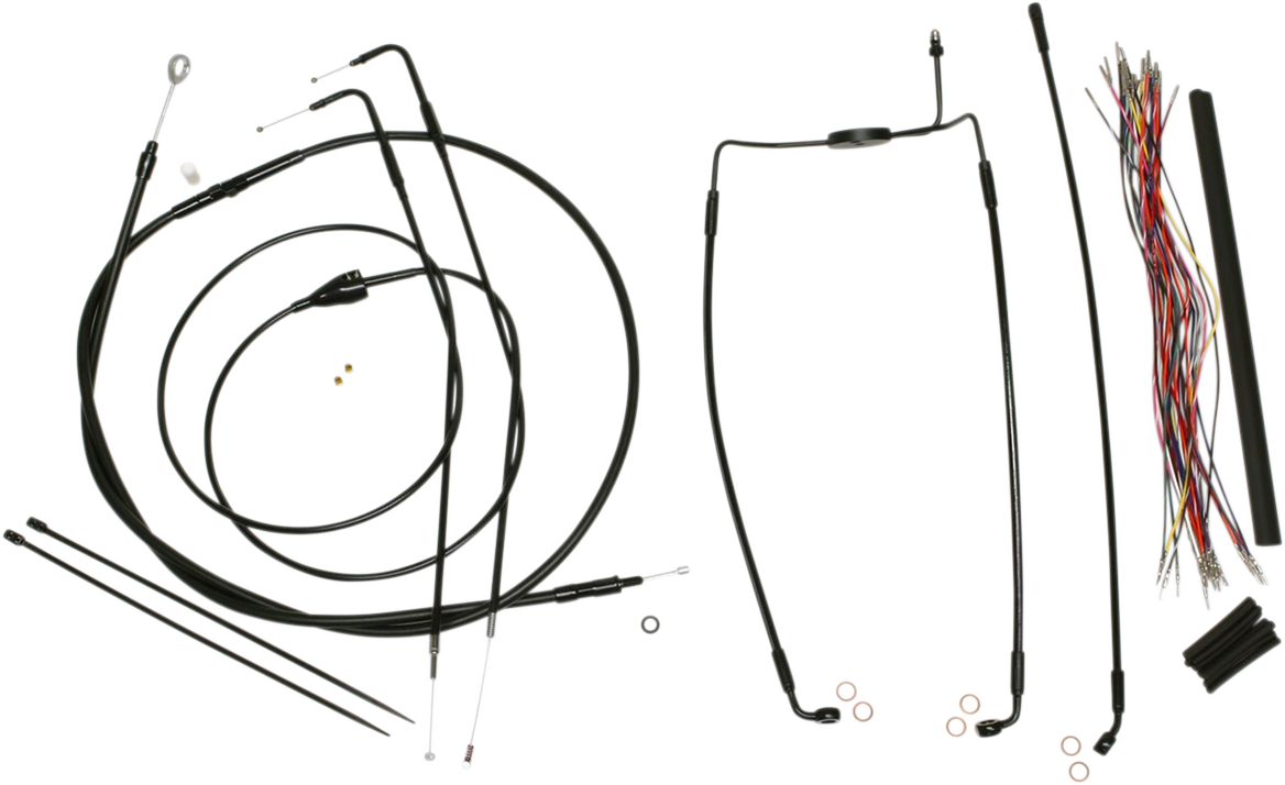 XR Handlebar Installation Kit - 15"-17" Ape Hangers - '96-'06 FLH - Black