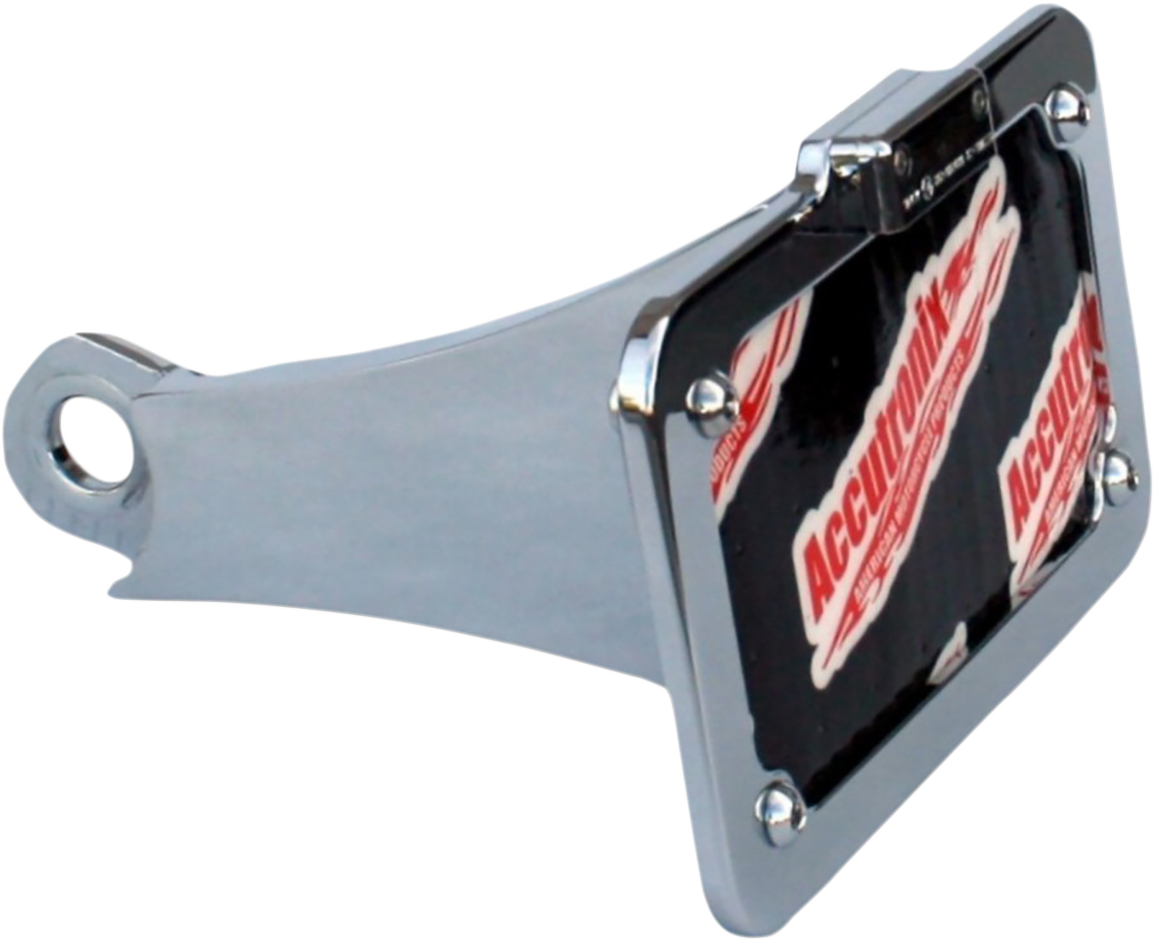 Side Mount License Plate with LED Tag Light