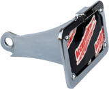Side Mount License Plate with LED Tag Light