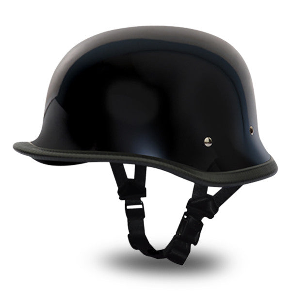 BIG GERMAN- HI-GLOSS BLACK HELMET