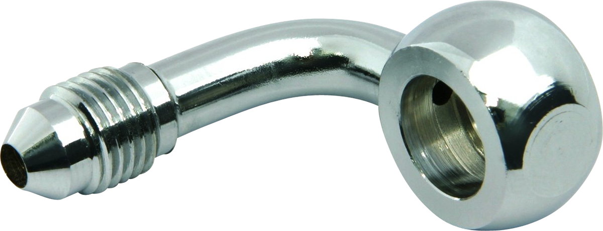 Banjo Fitting - 12 mm - AN3 90° - Chrome