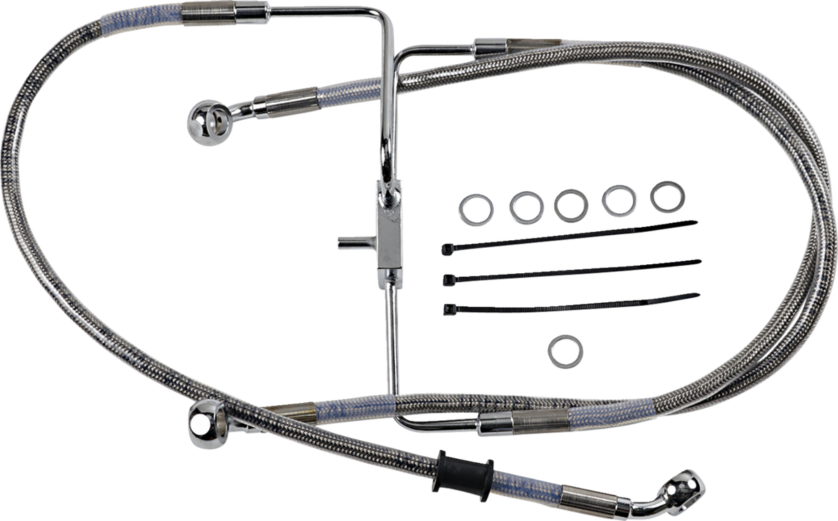 Extended Length Stainless Steel Brake Line