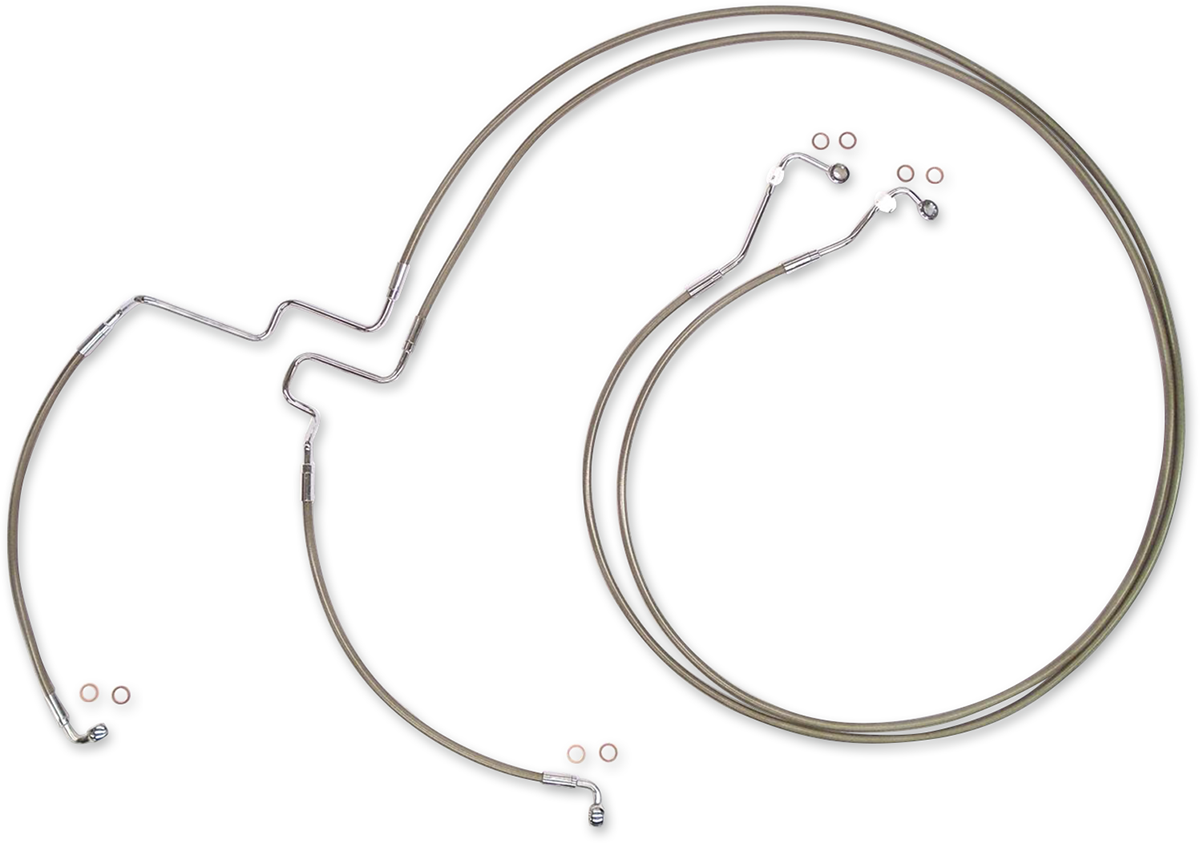 Brake Line - XR - Lower - Stainless Steel