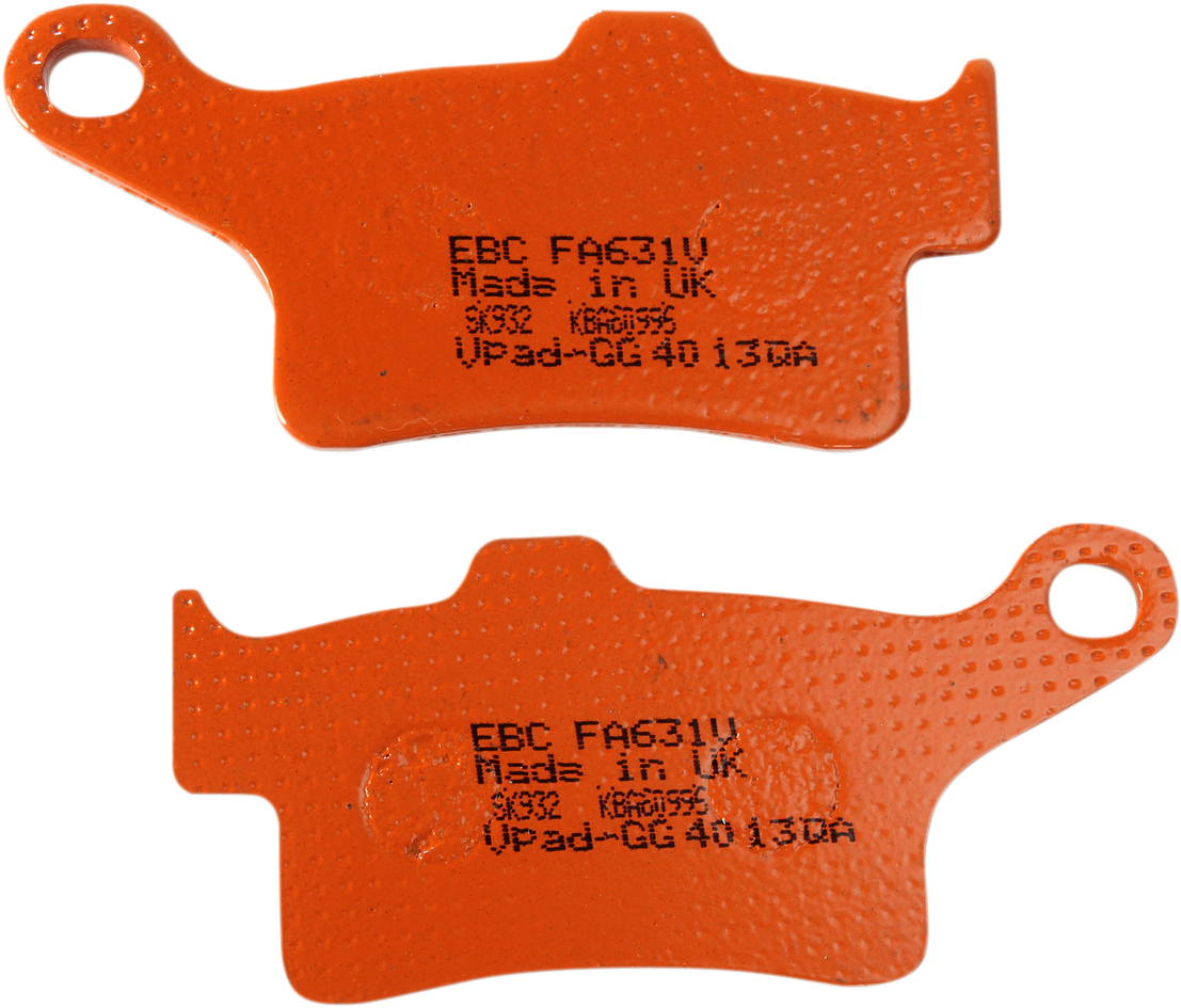 Semi-Sintered "V" Brake Pads