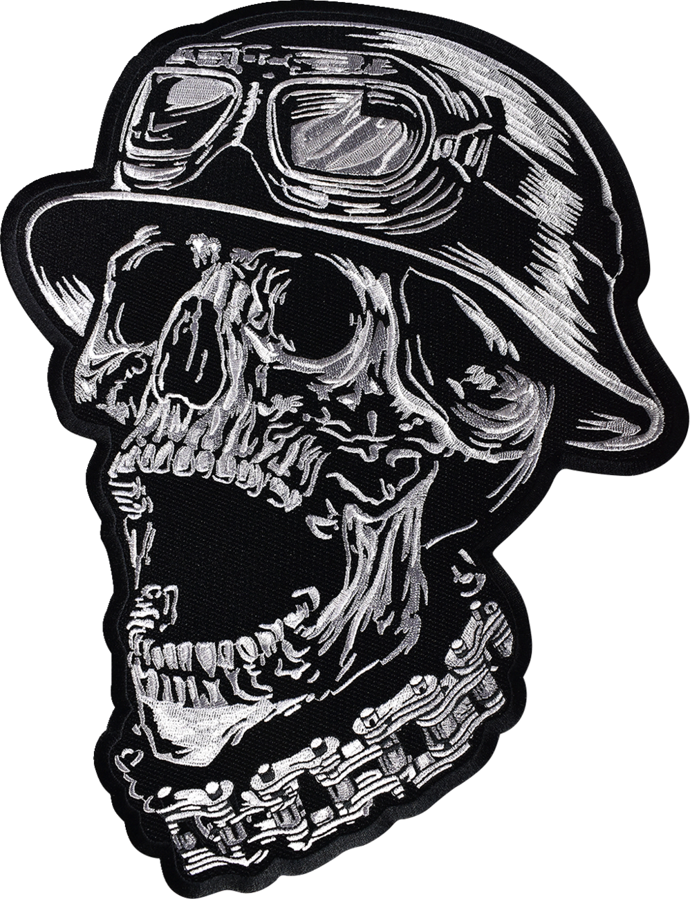 FTW Helmet Skull Embroidered Patch