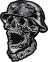 FTW Helmet Skull Embroidered Patch