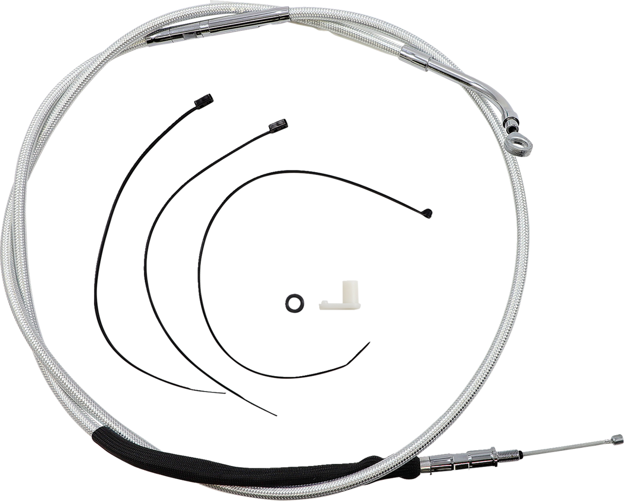 High-Efficiency Braided Sterling Chromite II® Clutch Cable - 75-3/4"