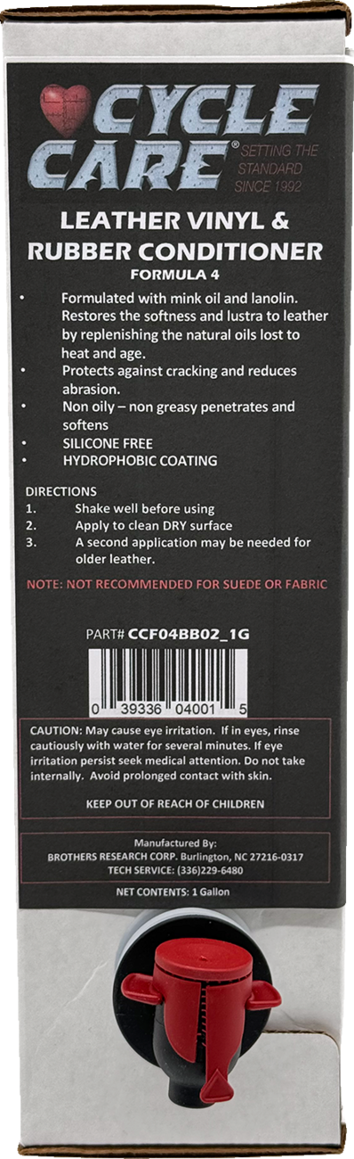 Formula 4 Leather, Vinyl And Rubber Conditioner