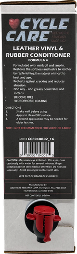 Formula 4 Leather, Vinyl And Rubber Conditioner