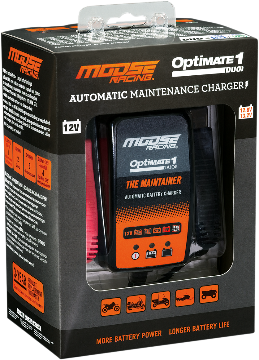 Optimate 1 DUO Battery Charger/Maintainer