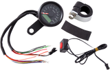 1-7/8" Mini Programmable Metric Speedometer with Indicator Lights