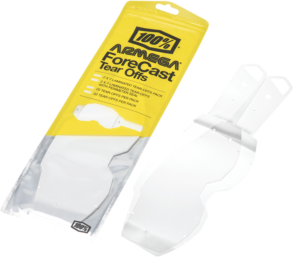 Armega Forecast Goggle Tear-Offs — Clear