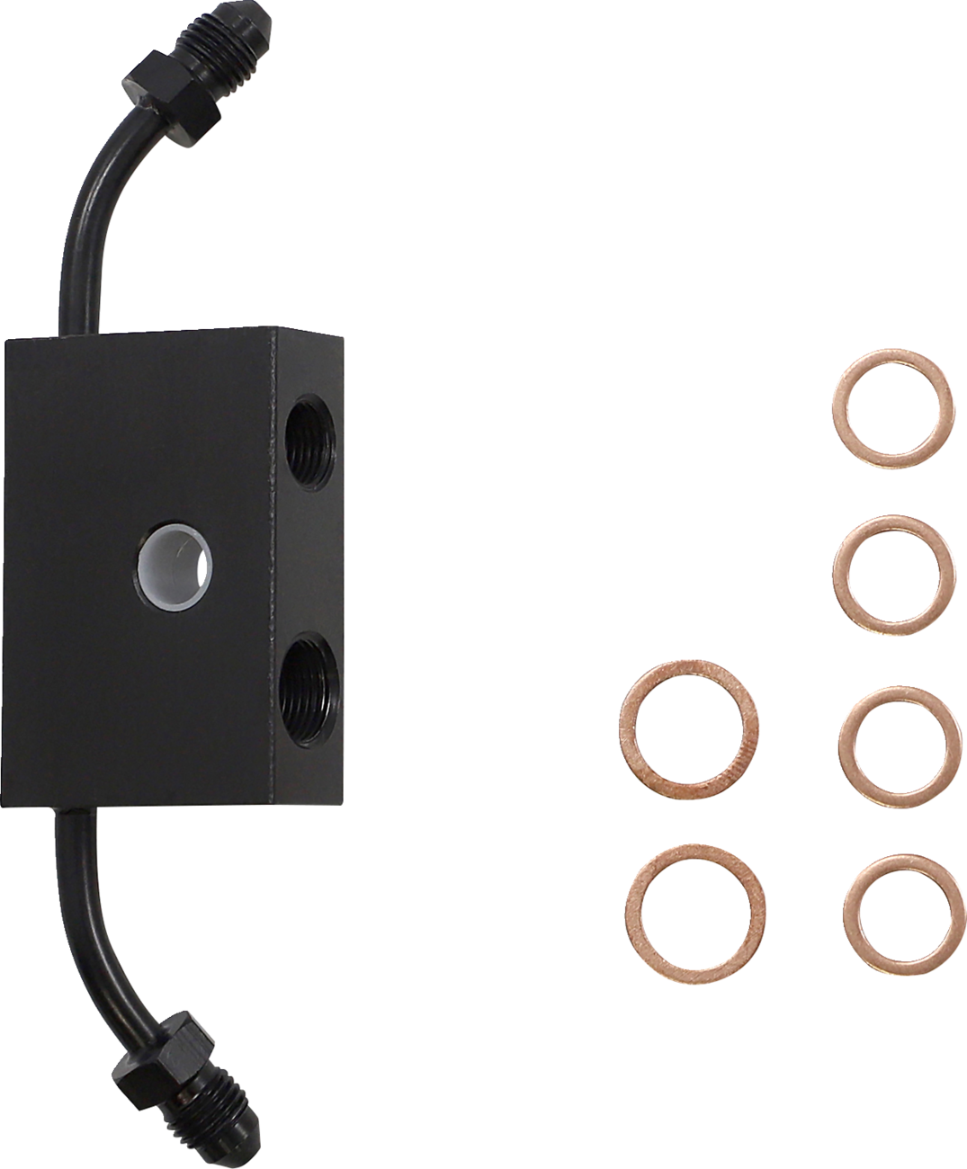 Standard Midnight Braided Handlebar Cable/Brake Line Kit — Ape Hanger
