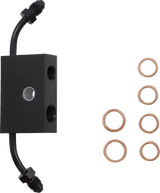 Standard Midnight Braided Handlebar Cable/Brake Line Kit — Ape Hanger
