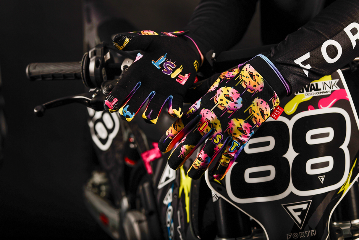 Strapped Caroline Buchanan Red Label Sprinkle Fades Gloves