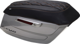 Deluxe Diamond Saddlebag Lid Covers