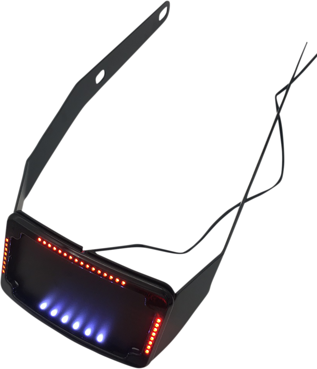 Curved License Mount with Frame