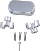 Solid Handlebar Riser & Top Clamp Kit