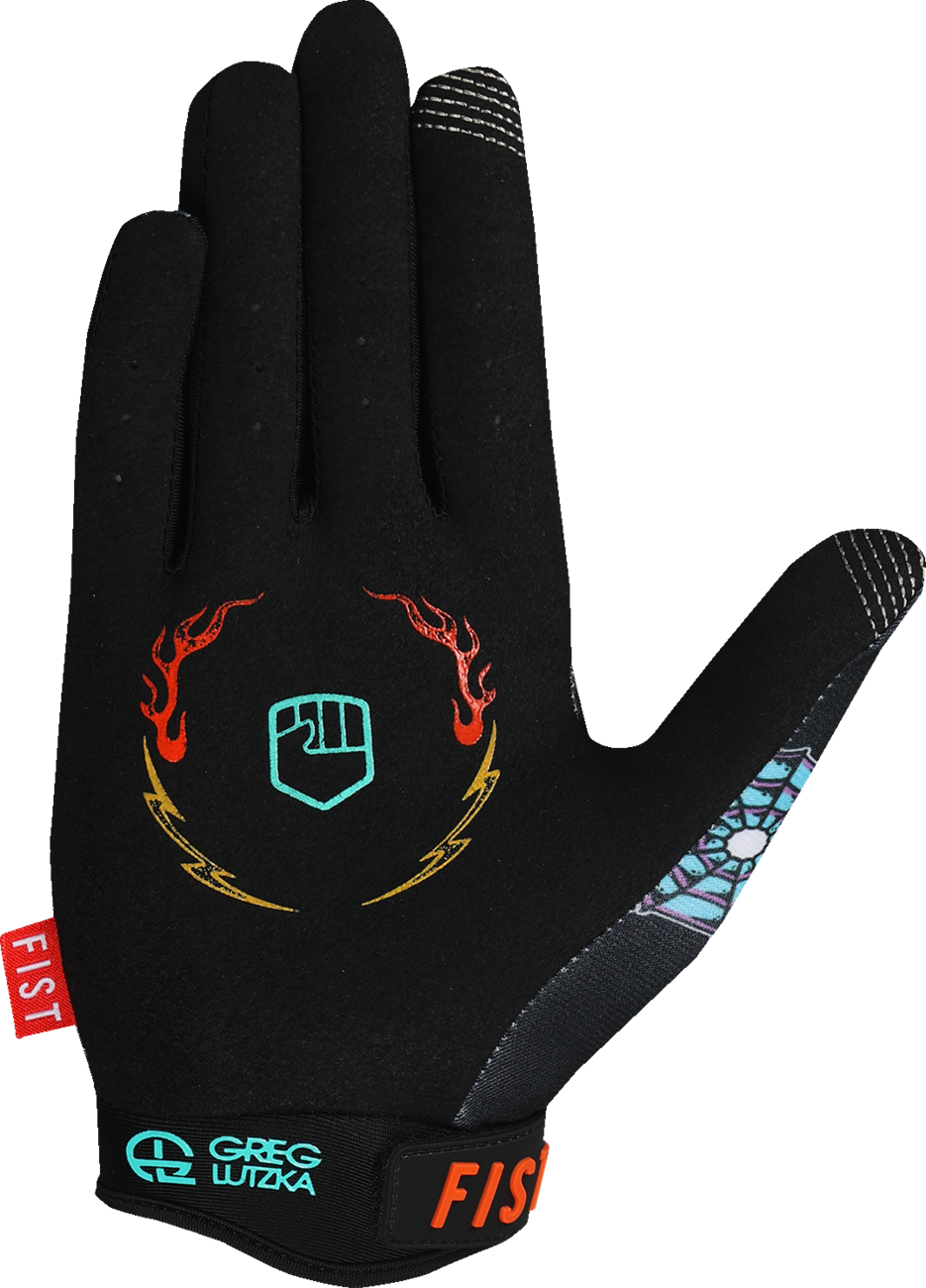 Strapped Greg Lutzka Red Label Panther Gloves