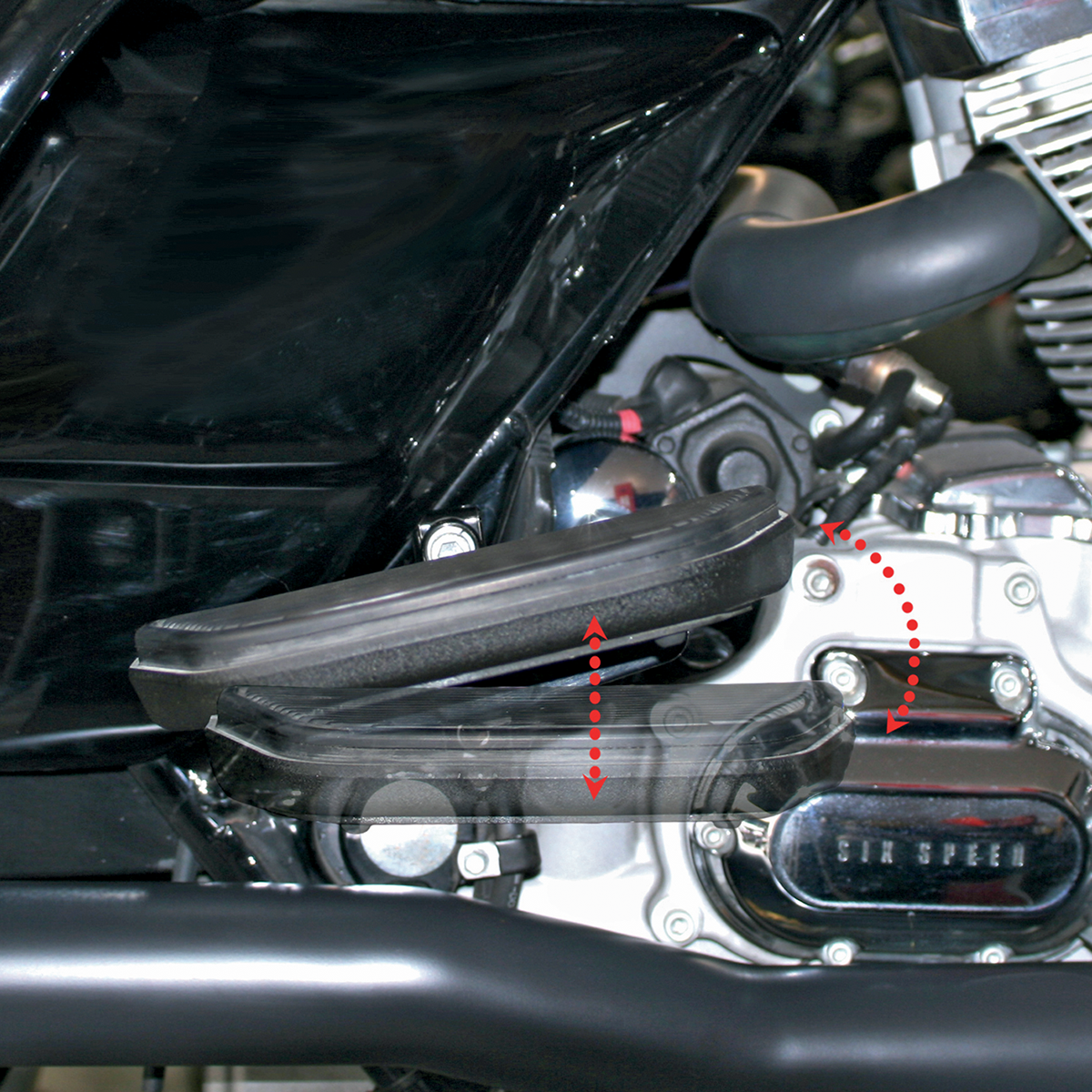 Passenger Floorboard Short Comfort Kit