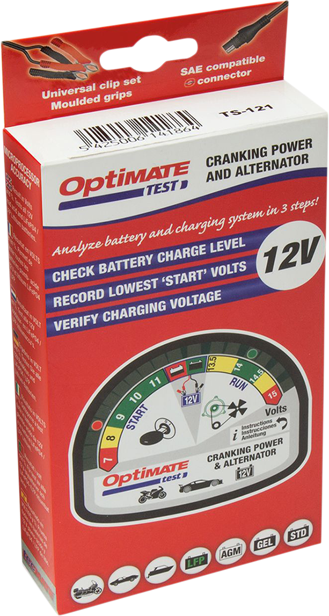 OptiMate™ Battery Charging System/Alternator Tester
