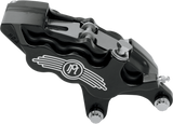 Six-Piston Differential-Bore Front Caliper