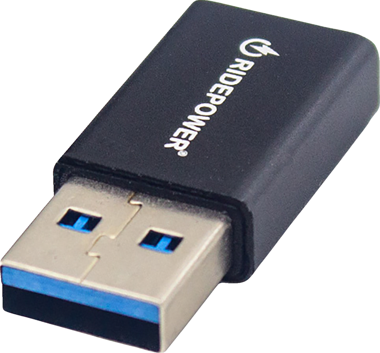 Male USB to Female USB-C Compact Power Adapter