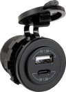 Panel Mount Dual USB Charger