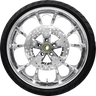 Largo Front Wheel/Tire Combination with TPMS Pre-Installed