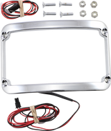 WFB™ Benchmark Stretched Rear Fender Lighted License Plate Frame