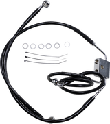Extended Length Black Vinyl Brake Line Kit [2/2]