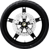 Daytona Front Wheel/Tire Combinations