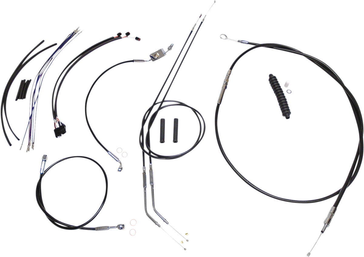 XR Handlebar Installation Kit - 10"-12" Ape Hangers - '14-'22 Sportster - Black/Chrome