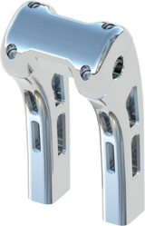 Ghost Risers - 1-1/4 Clamp - 8" - Chrome