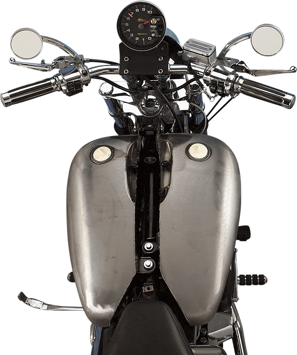 2" Extended Two-Piece Flat-Side Gas Tank Set