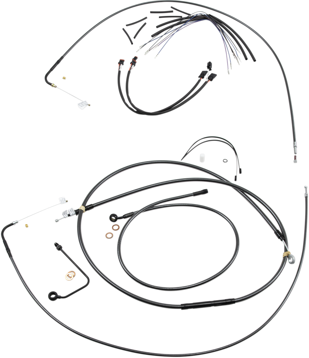Black Pearl™ Upper Handlebar Installation Kit - 15"-17" - '17-'20 FLH