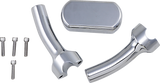 Solid Handlebar Riser & Top Clamp Kit